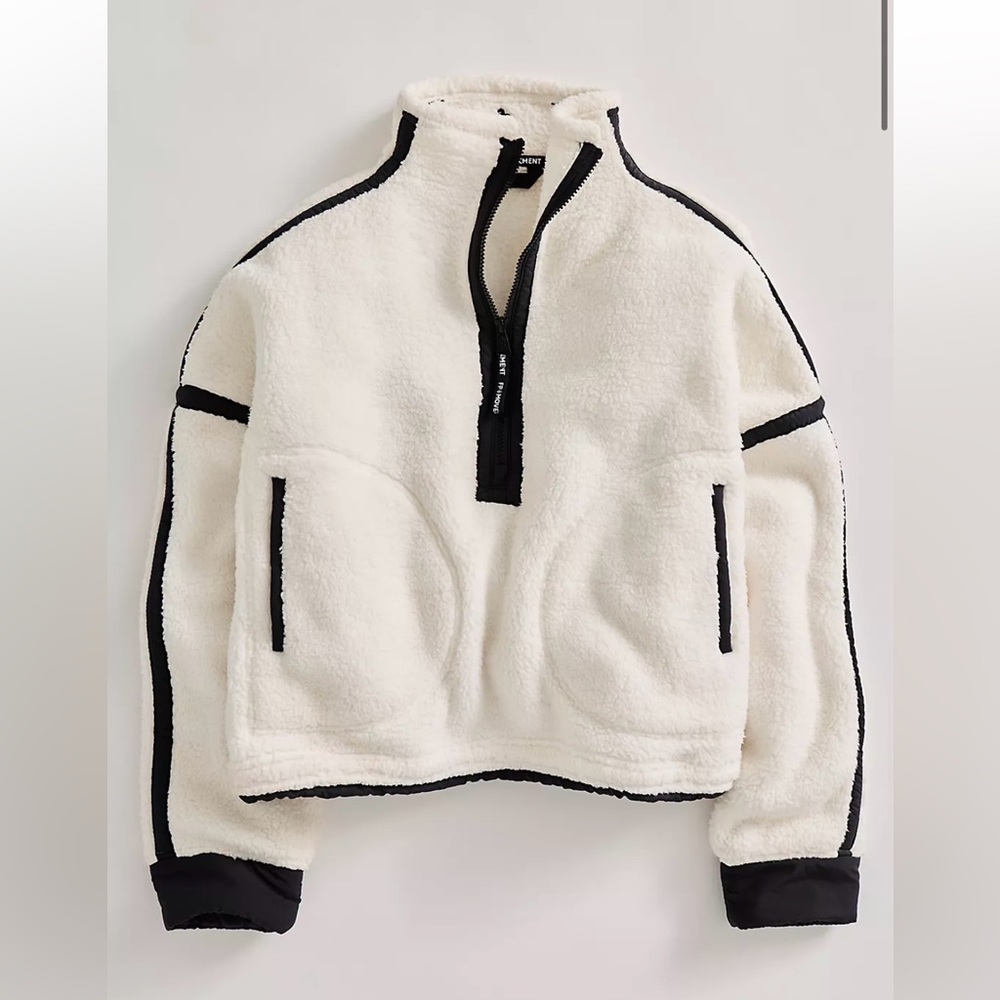 Free People Mountain high half Zip-Up Sweater